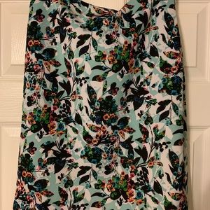 Floral pencil skirt (L)